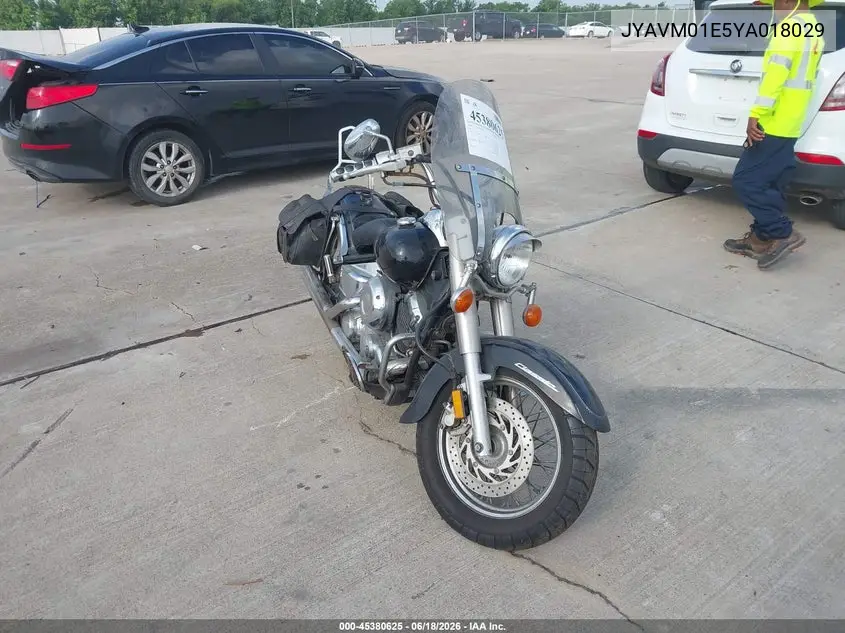 2000 Yamaha Xvs65 A VIN: JYAVM01E5YA018029 Lot: 45380625