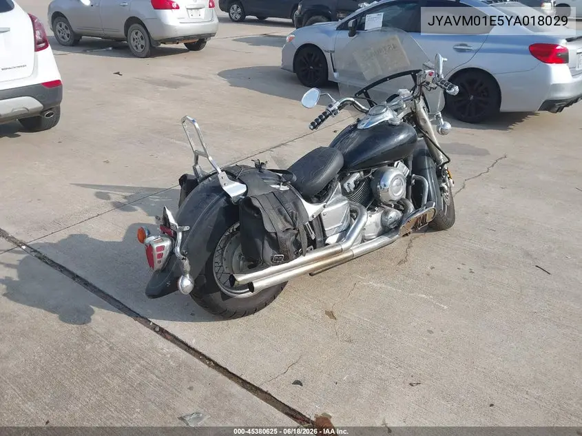 2000 Yamaha Xvs65 A VIN: JYAVM01E5YA018029 Lot: 45380625