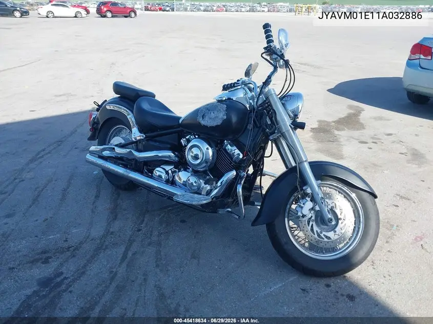 2001 Yamaha Xvs65 A VIN: JYAVM01E11A032886 Lot: 45418634