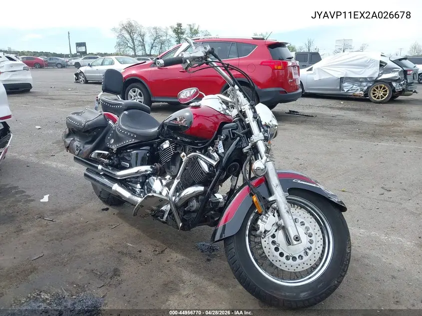 2002 Yamaha Xvs1100 A VIN: JYAVP11EX2A026678 Lot: 44956770
