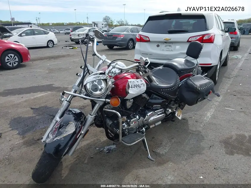 2002 Yamaha Xvs1100 A VIN: JYAVP11EX2A026678 Lot: 44956770