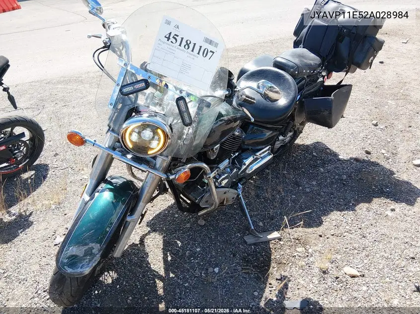 2002 Yamaha Xvs1100 A VIN: JYAVP11E52A028984 Lot: 45181107