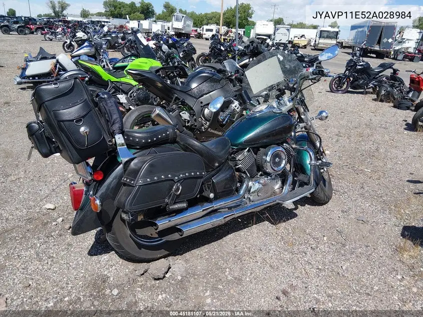 2002 Yamaha Xvs1100 A VIN: JYAVP11E52A028984 Lot: 45181107