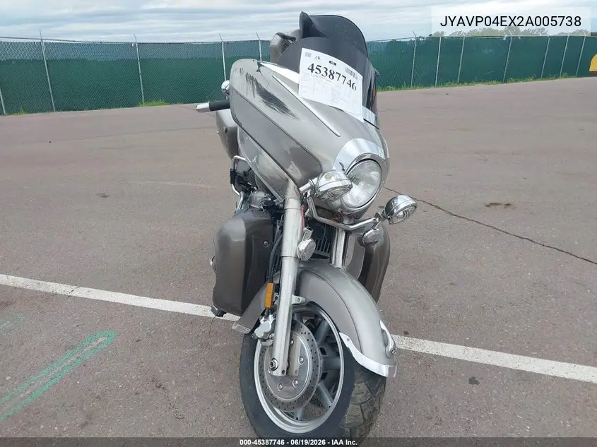 2002 Yamaha Xvz13 Tf VIN: JYAVP04EX2A005738 Lot: 45387746
