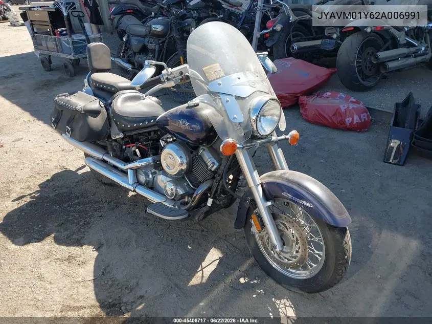 2002 Yamaha Xvs65 A VIN: JYAVM01Y62A006991 Lot: 45408717