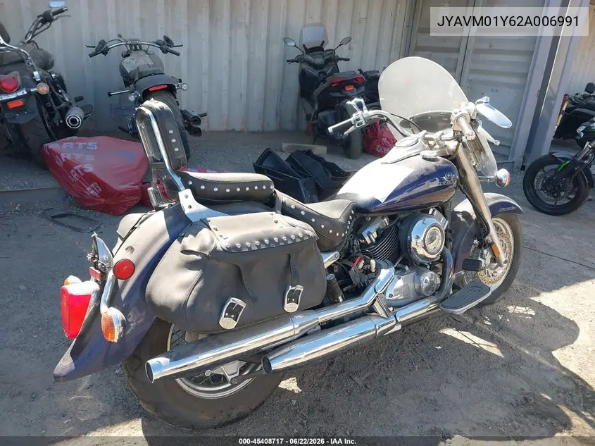 2002 Yamaha Xvs65 A VIN: JYAVM01Y62A006991 Lot: 45408717