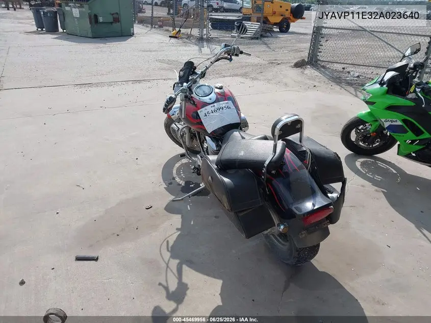 2002 Yamaha Xvs1100 A VIN: JYAVP11E32A023640 Lot: 45469956