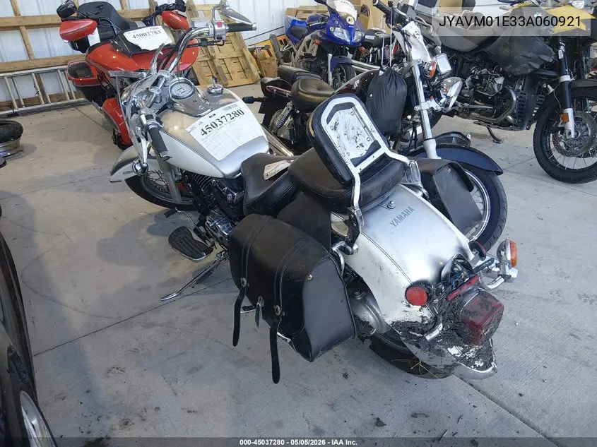 2003 Yamaha Xvs65 A VIN: JYAVM01E33A060921 Lot: 45037280