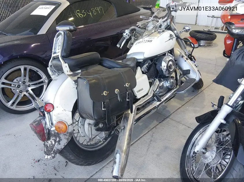 2003 Yamaha Xvs65 A VIN: JYAVM01E33A060921 Lot: 45037280