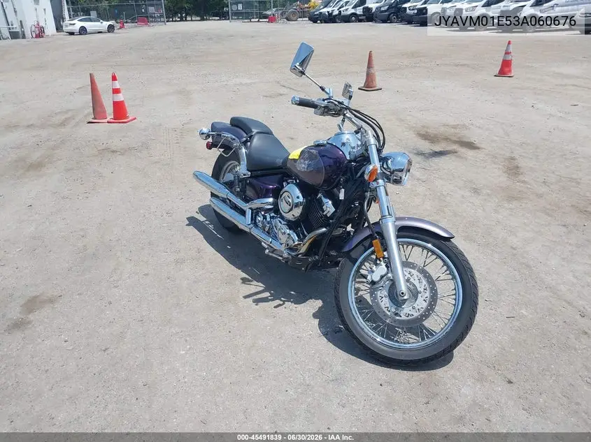2003 Yamaha Xvs65 A VIN: JYAVM01E53A060676 Lot: 45491839