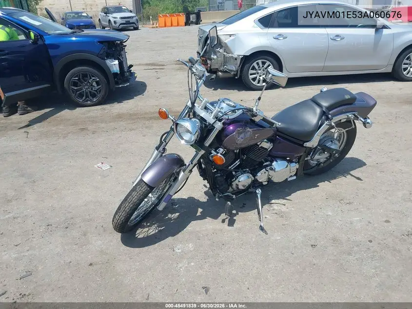 2003 Yamaha Xvs65 A VIN: JYAVM01E53A060676 Lot: 45491839