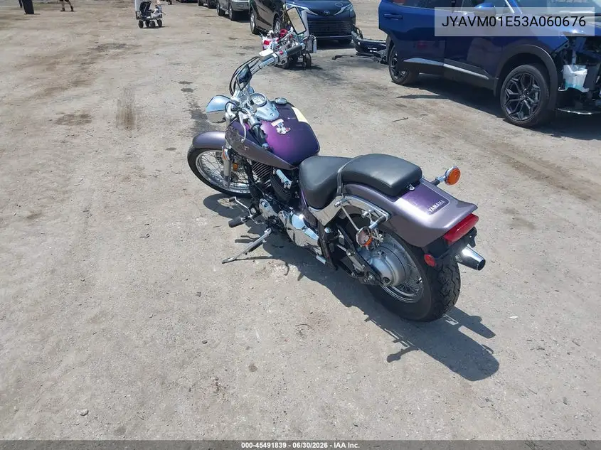 2003 Yamaha Xvs65 A VIN: JYAVM01E53A060676 Lot: 45491839