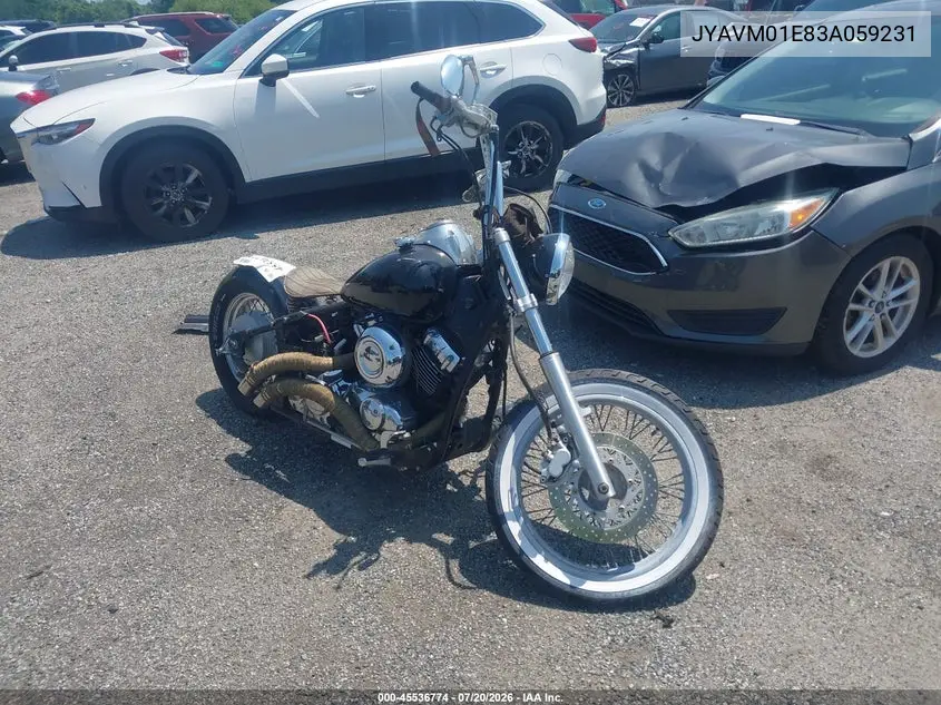 2003 Yamaha Xvs65 A VIN: JYAVM01E83A059231 Lot: 45536774