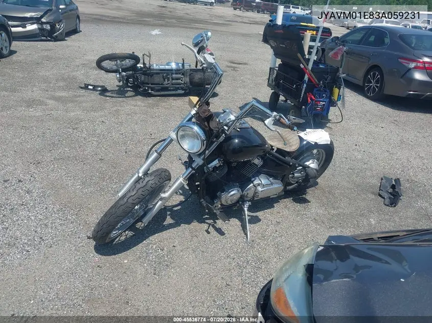 2003 Yamaha Xvs65 A VIN: JYAVM01E83A059231 Lot: 45536774