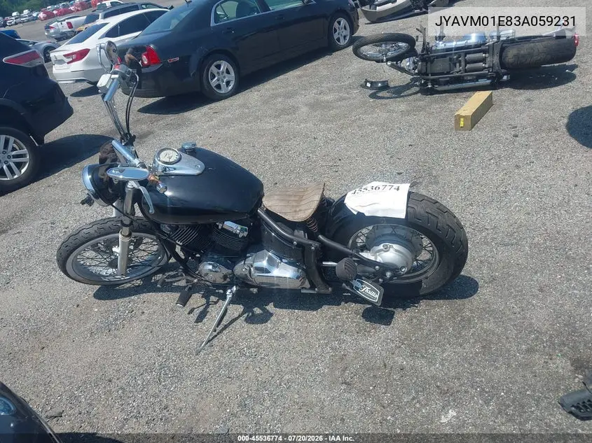 2003 Yamaha Xvs65 A VIN: JYAVM01E83A059231 Lot: 45536774