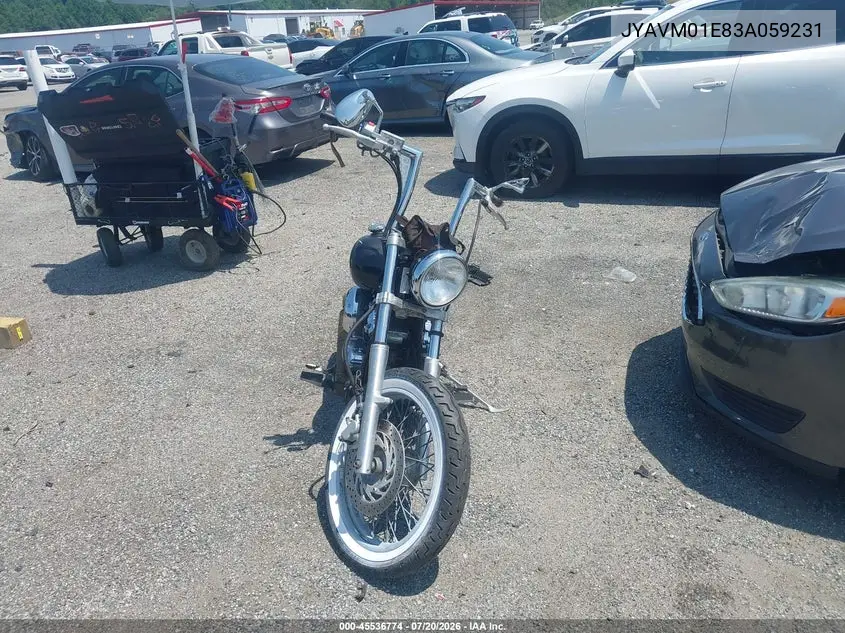 2003 Yamaha Xvs65 A VIN: JYAVM01E83A059231 Lot: 45536774