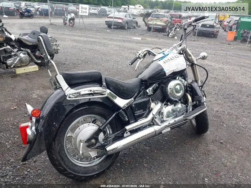 2003 Yamaha Xvs65 A VIN: JYAVM01EX3A050614 Lot: 45543424