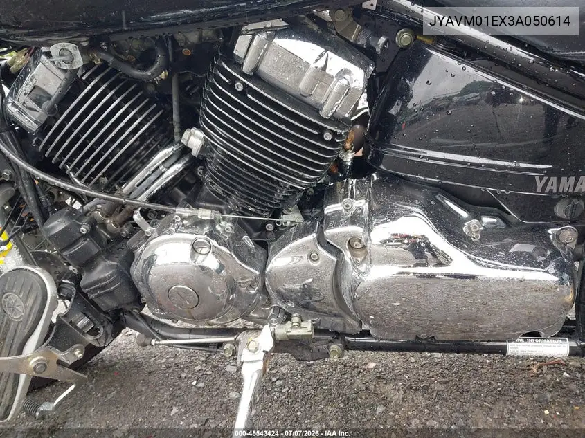 2003 Yamaha Xvs65 A VIN: JYAVM01EX3A050614 Lot: 45543424