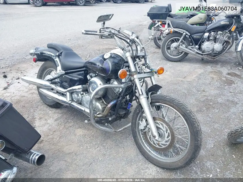 2003 Yamaha Xvs65 A VIN: JYAVM01E63A060704 Lot: 45596249