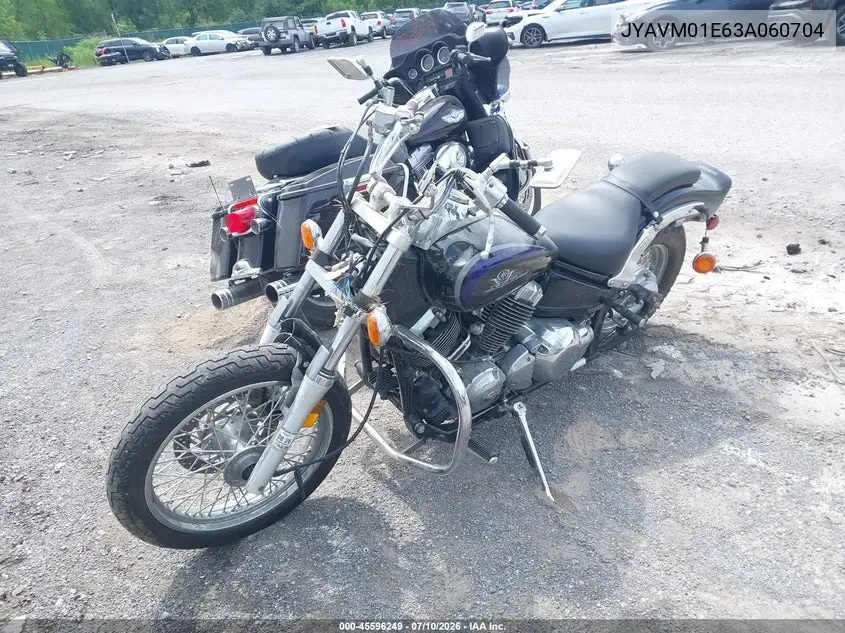 2003 Yamaha Xvs65 A VIN: JYAVM01E63A060704 Lot: 45596249