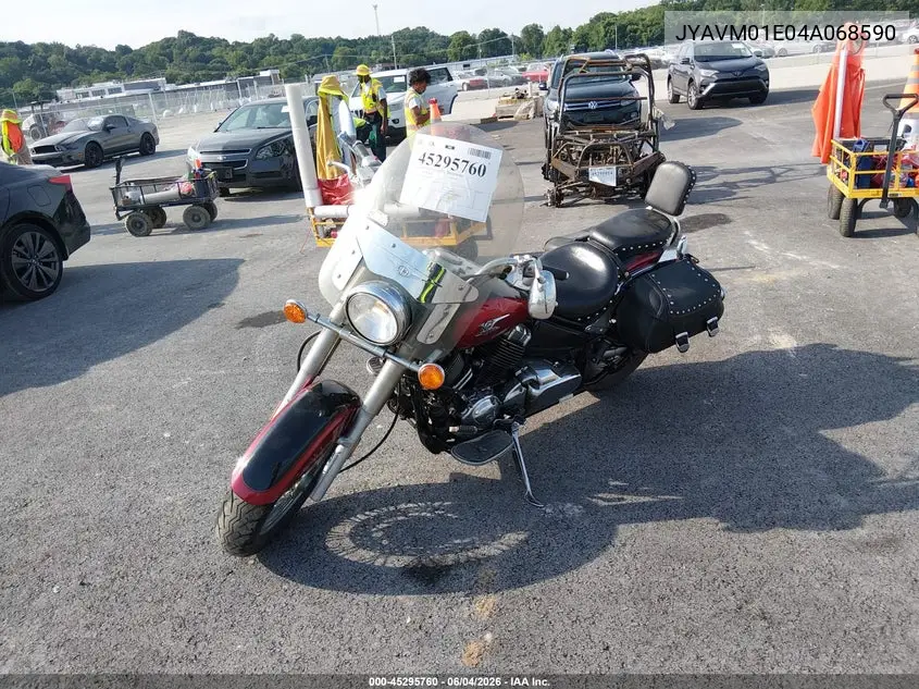 2004 Yamaha Xvs65 A VIN: JYAVM01E04A068590 Lot: 45295760