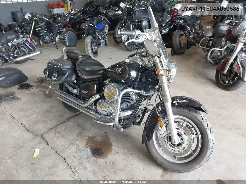 2004 Yamaha Xvs1100 A VIN: JYAVP11E04A050586 Lot: 45580026