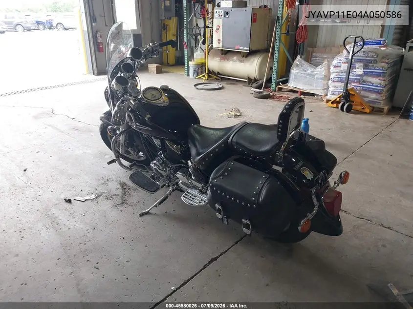 2004 Yamaha Xvs1100 A VIN: JYAVP11E04A050586 Lot: 45580026