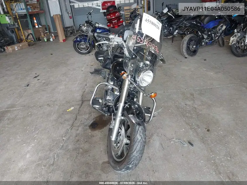 2004 Yamaha Xvs1100 A VIN: JYAVP11E04A050586 Lot: 45580026