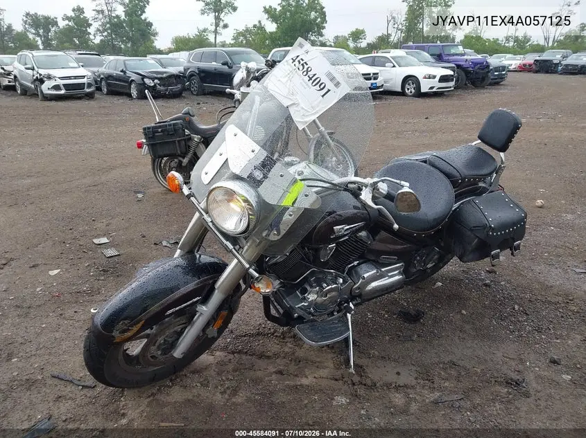 2004 Yamaha Xvs1100 A VIN: JYAVP11EX4A057125 Lot: 45584091