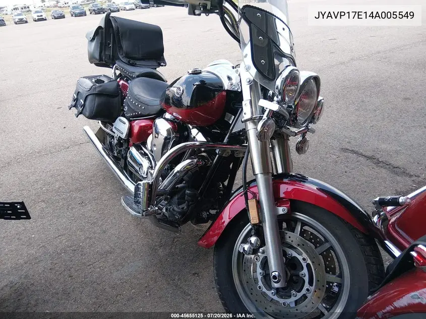 2004 Yamaha Xv1700 A VIN: JYAVP17E14A005549 Lot: 45655125