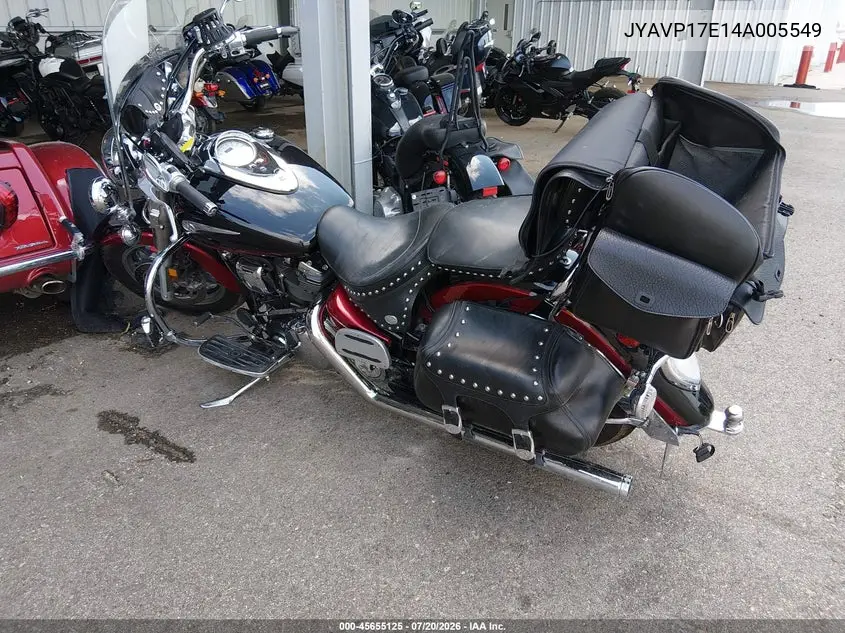 2004 Yamaha Xv1700 A VIN: JYAVP17E14A005549 Lot: 45655125