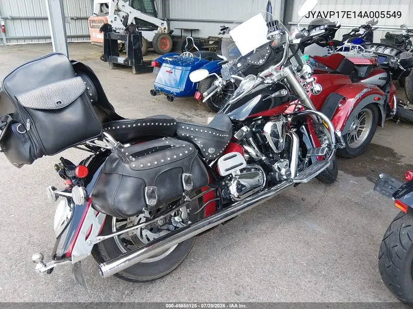 2004 Yamaha Xv1700 A VIN: JYAVP17E14A005549 Lot: 45655125