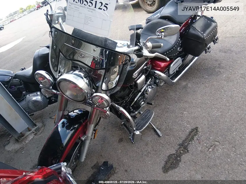 2004 Yamaha Xv1700 A VIN: JYAVP17E14A005549 Lot: 45655125