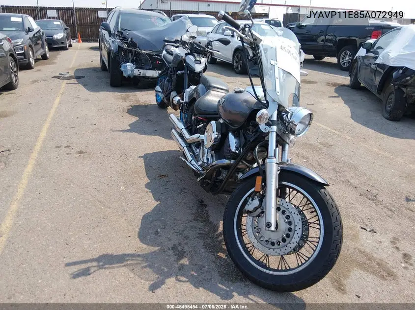 2005 Yamaha Xvs1100 A VIN: JYAVP11E85A072949 Lot: 45495454