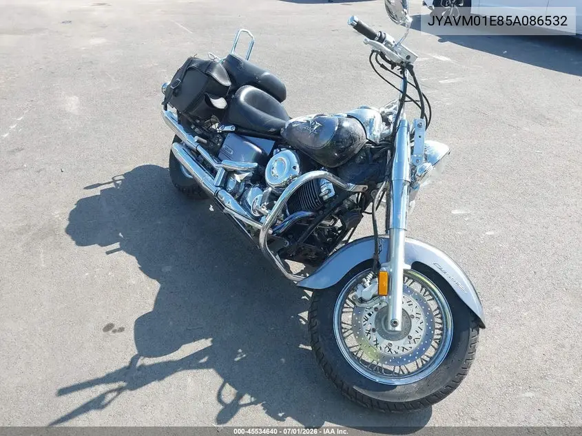 2005 Yamaha Xvs65 A VIN: JYAVM01E85A086532 Lot: 45534640