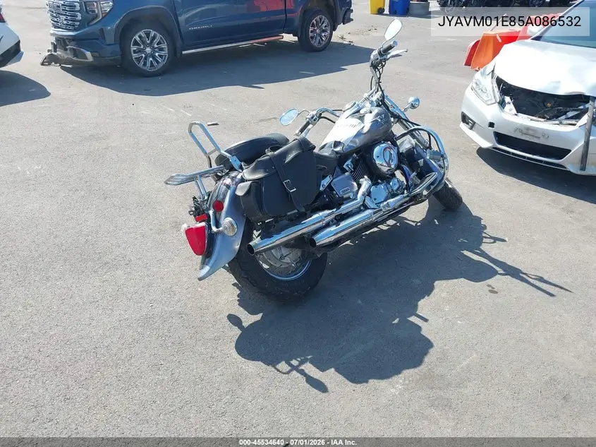 2005 Yamaha Xvs65 A VIN: JYAVM01E85A086532 Lot: 45534640