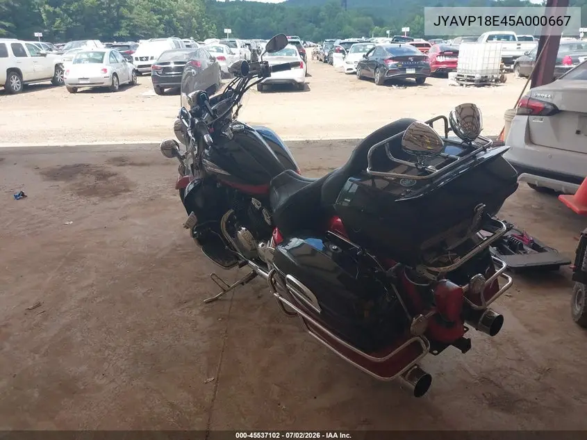 2005 Yamaha Xvz13 Ct VIN: JYAVP18E45A000667 Lot: 45537102