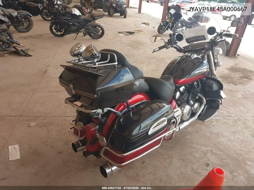 2005 Yamaha Xvz13 Ct VIN: JYAVP18E45A000667 Lot: 45537102