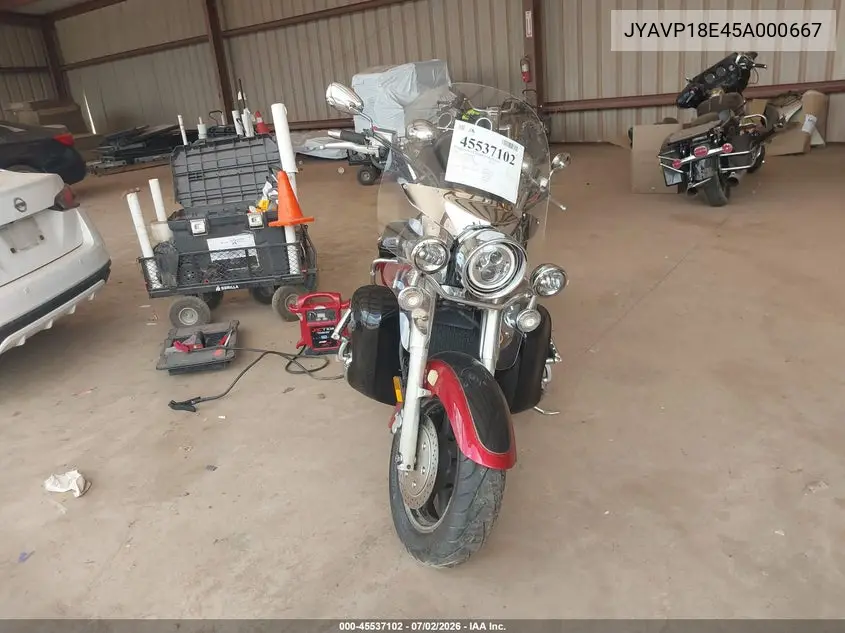 2005 Yamaha Xvz13 Ct VIN: JYAVP18E45A000667 Lot: 45537102