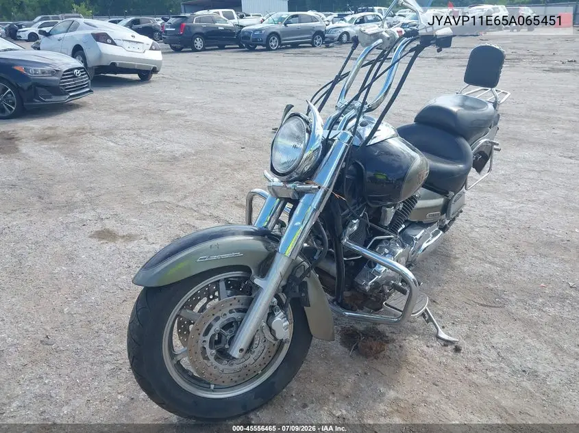 2005 Yamaha Xvs1100 A VIN: JYAVP11E65A065451 Lot: 45556465