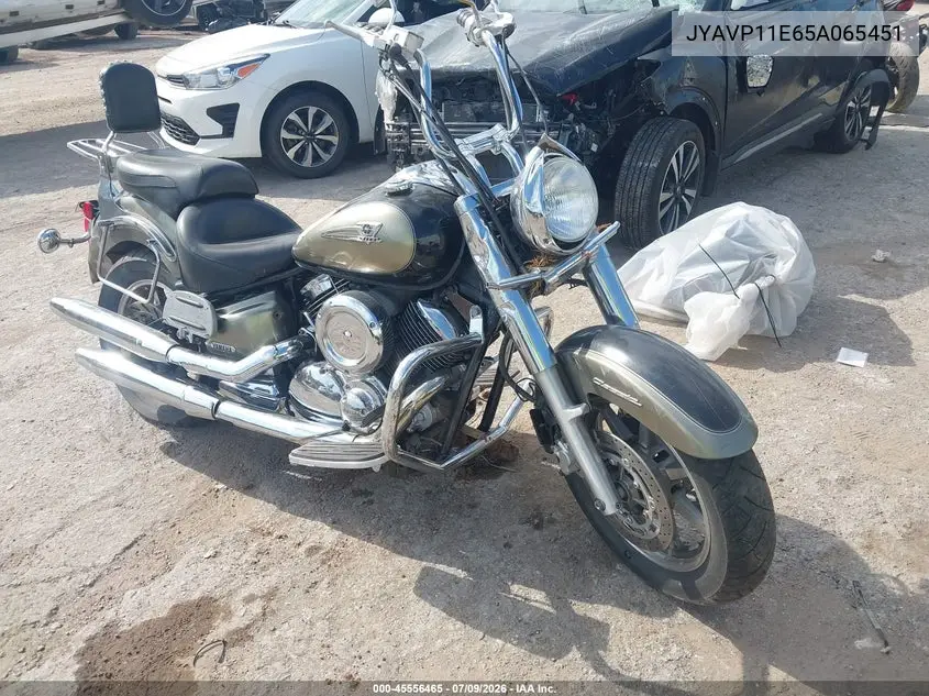 2005 Yamaha Xvs1100 A VIN: JYAVP11E65A065451 Lot: 45556465