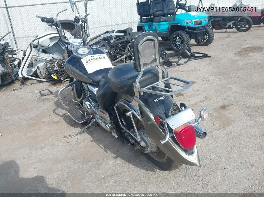 2005 Yamaha Xvs1100 A VIN: JYAVP11E65A065451 Lot: 45556465