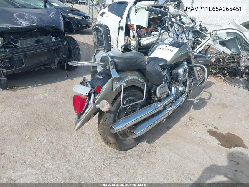 2005 Yamaha Xvs1100 A VIN: JYAVP11E65A065451 Lot: 45556465