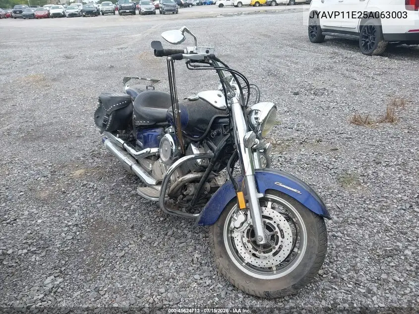 2005 Yamaha Xvs1100 A VIN: JYAVP11E25A063003 Lot: 45624713