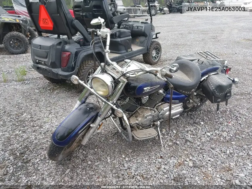2005 Yamaha Xvs1100 A VIN: JYAVP11E25A063003 Lot: 45624713