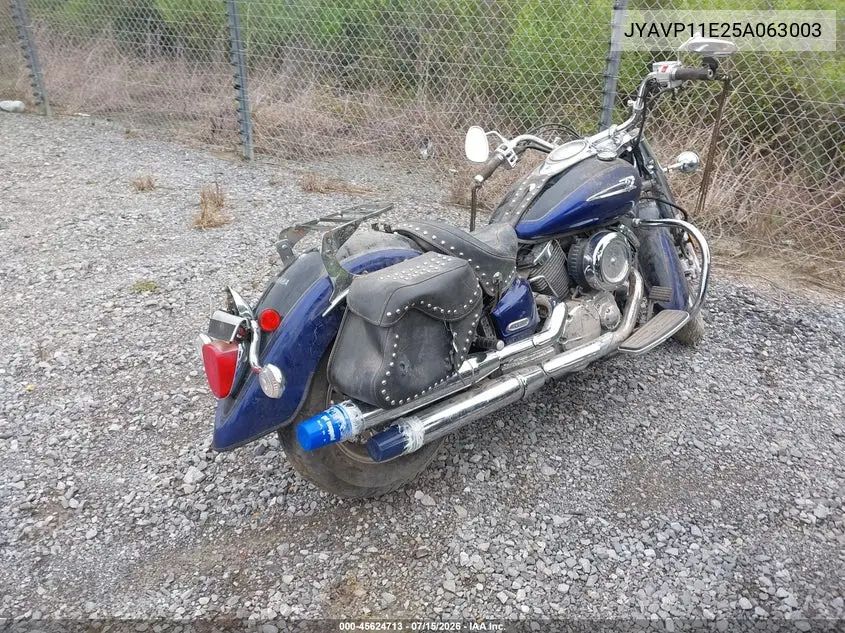 2005 Yamaha Xvs1100 A VIN: JYAVP11E25A063003 Lot: 45624713