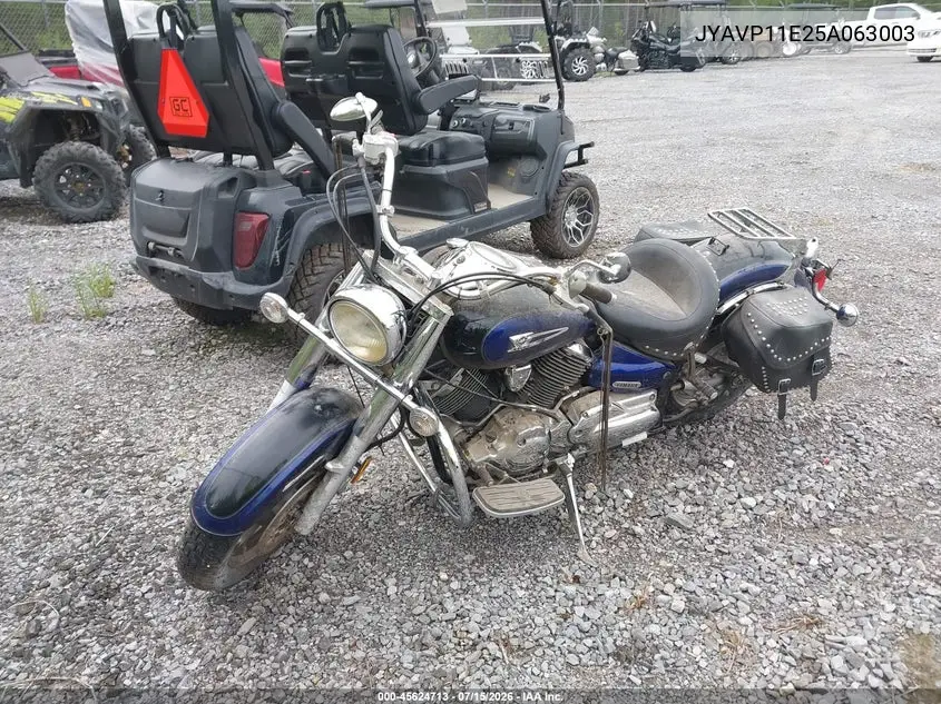 2005 Yamaha Xvs1100 A VIN: JYAVP11E25A063003 Lot: 45624713