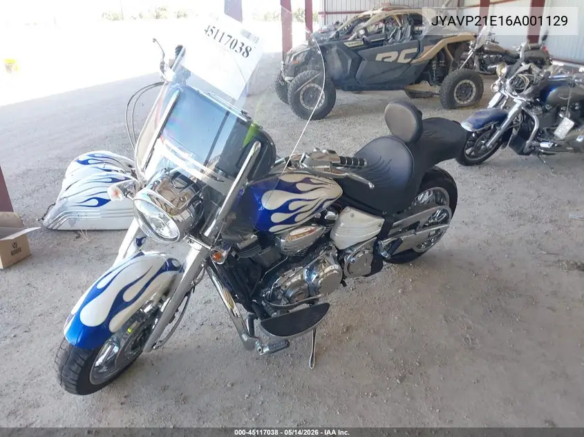 2006 Yamaha Xv1900 A VIN: JYAVP21E16A001129 Lot: 45117038