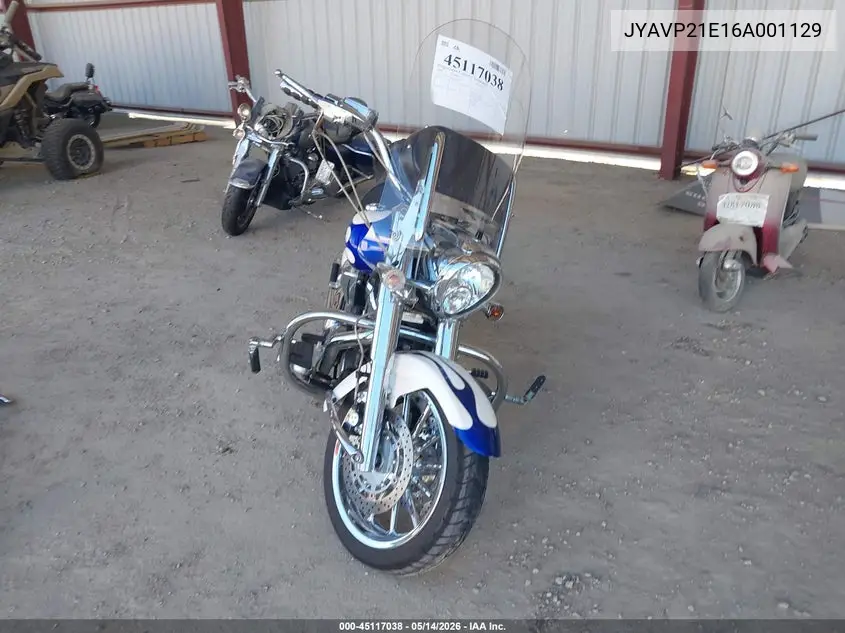 2006 Yamaha Xv1900 A VIN: JYAVP21E16A001129 Lot: 45117038
