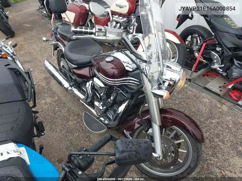 2006 Yamaha Xv1900 A VIN: JYAVP21E16A000854 Lot: 45304000